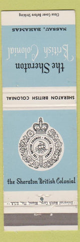 Matchbook Cover - Sheraton Hotel British Colonial Nassau Bahamas