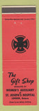 Matchbook Cover - Gift Shop St Joseph's Hospital London ON