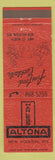Matchbook Cover - Harlee's Altona Restaurant New Holstein WI