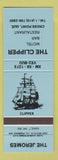Matchbook Cover - The Clipper Motel Bar Restaurant Cross Point QC