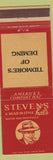 Matchbook Cover - Steven's HATs Tidmore's of Deming NM