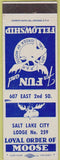 Matchbook Cover - Moose Lodge Salt Lake City UT