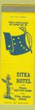 Matchbook Cover - Sitka Hotel AK Totem