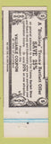 Matchbook Cover - Tommy Bartlett Show Wisconsin Dells WI Robot