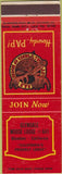 Matchbook Cover - Moose Lodge Glendale CA