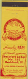Matchbook Cover - Moose Lodge Rockford IL