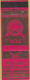 Matchbook Cover - Moose Lodge Rice Lake WI