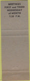 Matchbook Cover - Moose Lodge Middletown PA