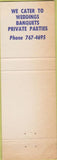 Matchbook Cover - Moose Lodge Slatington PA