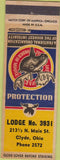 Matchbook Cover - Moose Lodge Clyde OH