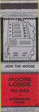Matchbook Cover - Moose Lodge Bloomsburg PA