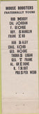 Matchbook Cover - Moose Lodge North Wildwood NJ