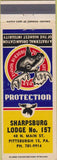 Matchbook Cover - Moose Lodge Pittsburgh PA
