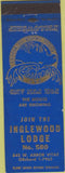 Matchbook Cover - Moose Lodge Inglewood CA