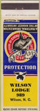 Matchbook Cover - Moose Lodge Wilson NC