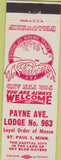 Matchbook Cover - Moose Lodge St Paul MN