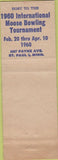 Matchbook Cover - Moose Lodge St Paul MN