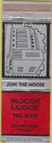 Matchbook Cover - Moose Lodge Bloomsburg PA