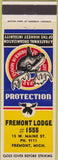 Matchbook Cover - Moose Lodge Fremont MI