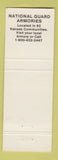 Matchbook Cover - Army National Guard KS Kansas