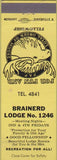 Matchbook Cover - Moose Lodge Brainerd MN