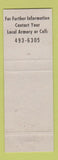Matchbook Cover - Army National Guard Opp AL