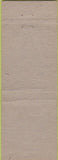 Matchbook Cover - Moose Lodge Elkhart IN