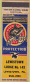 Matchbook Cover - Moose Lodge Lewistown PA