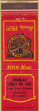 Matchbook Cover - Moose Lodge Douglas WY