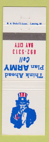 Matchbook Cover - Army Recruiting Uncle Sam