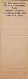 Matchbook Cover - Knights of Malta Canton OH