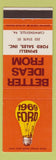 Matchbook Cover - 1969 Ford Spinelli Curwensville PA