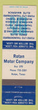 Matchbook Cover - 1975 Ford Rotan Motors TX WEAR
