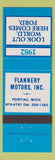 Matchbook Cover - 1982 Ford Flannery Pontiac MI