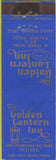 Matchbook Cover - Golden Lantern In Denver CO STRIKER WEAR