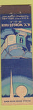 Matchbook Cover - 1939 New York World's Fair CREASE Midget