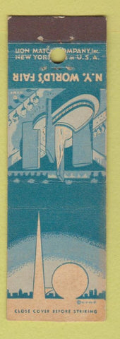 Matchbook Cover - 1939 New York World's Fair  Midget