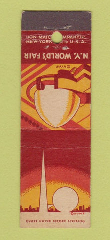 Matchbook Cover - 1939 New York World's Fair  Midget