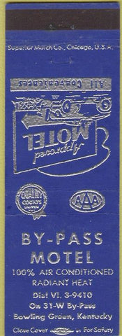 Matchbook Cover - By Pass Motel Bowling Green KY