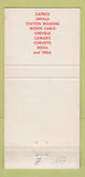 Matchbook Cover - 1971 Chevrolet Butzke Jackson WI 30 Strike