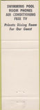 Matchbook Cover - Martha Kay Motel Richmond VA