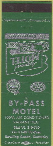 Matchbook Cover - Bypass Motel Bowling Green KY