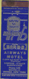 Matchbook Cover - Airways Motel Owego NY