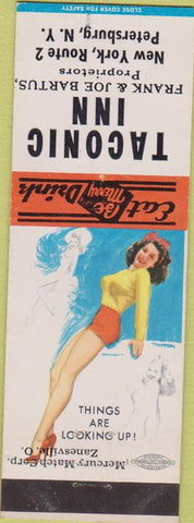 Matchbook Cover - Taconic Inn Petersburg NY Pinup