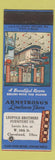 Matchbook Cover - Armstrong's Linoleum Floors Cleveland OH Leopold Bros