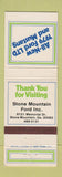 Matchbook Cover - 1979 Ford Stone Mountain GA
