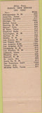 Matchbook Cover - La Vista Motel Clovis NM