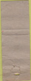 Matchbook Cover - Quinn's Service oil gas Tydol Troy PA pinup POOR