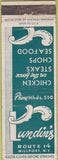 Matchbook Cover - Landin's Restaurant Millport NY CREASES