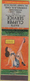 Matchbook Cover - Clipper Service oil gas Cornelius OR pinup WEAR